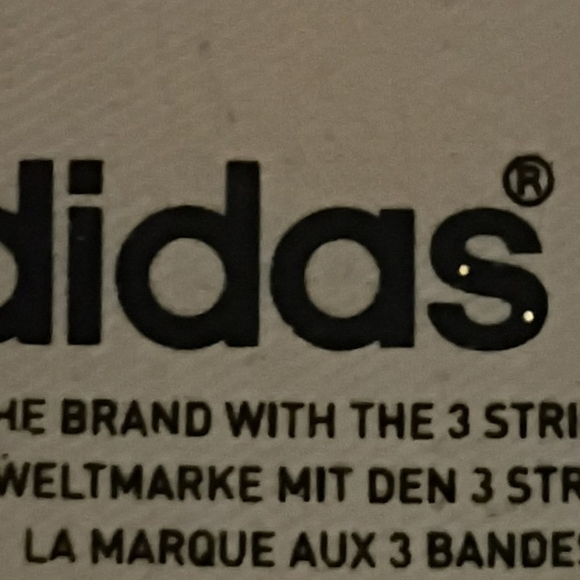 Holiday Special:  ♥️ Adidas Women's White and Black Sneakers with Metallic Toe - Picture 4 of 4